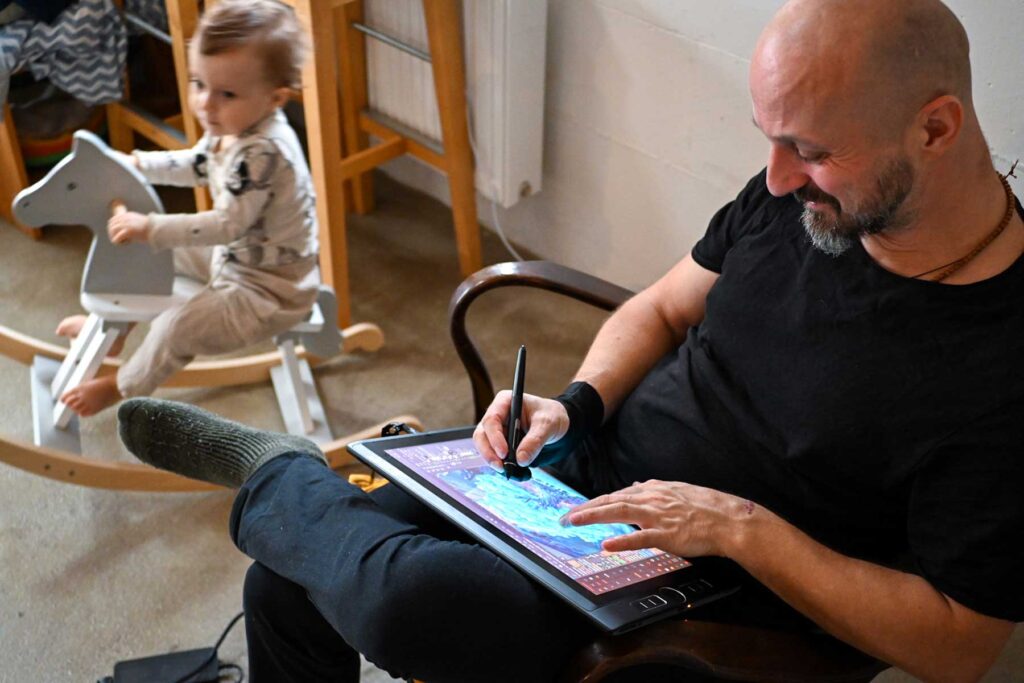 How to Turn Passion into Income: My True & Authentic Journey | ReviewKitPro - All you need to growth fast and smart way My Story: How to turn passion into income - Leo Grzyb working on a project with HH the 17th Karmapa, accompanied by his daughter Léda.