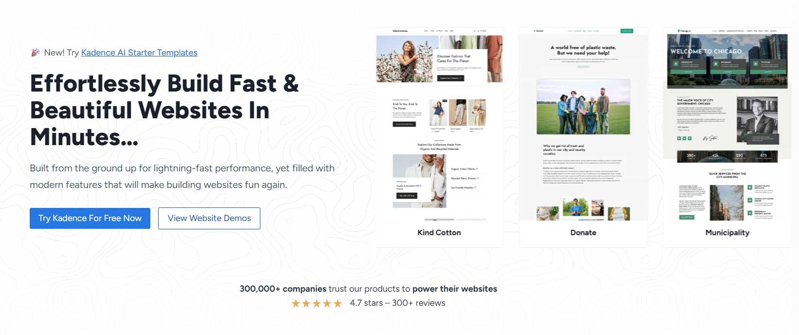 Kadence WP Free vs Pro: Official Website – Overview of the Kadence Theme