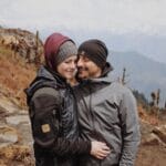 Daily routine for freelancers - Leo Grzyb and his wife Kateřina enjoying their time together in the Himalayas, 2018